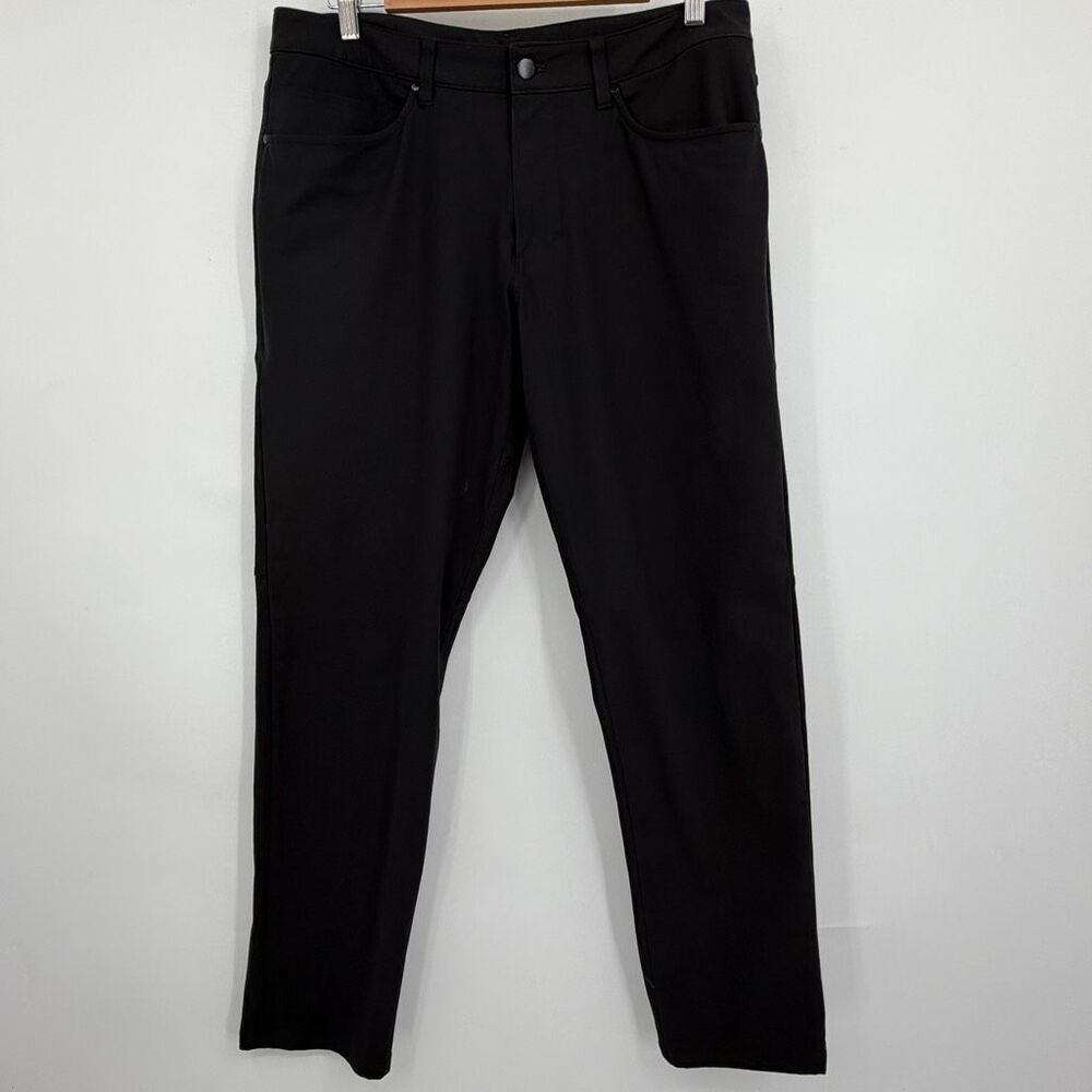 Lululemon ABC Pant Classic 32” Men’s Black Warpstreme 5 Pocket Performance Pants